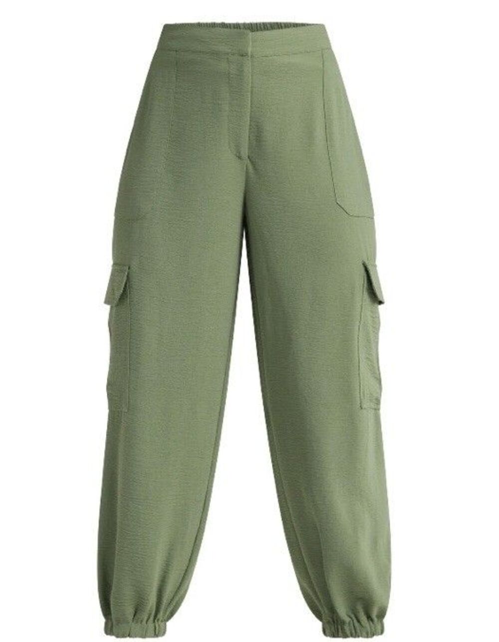 Sofia Jeans Women's Utility Pants Pocket Jogger Silhouette Green Size Large NWT